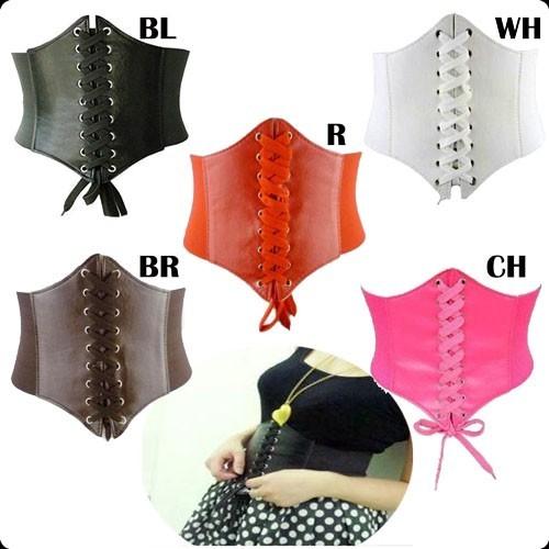 紐 コルセット ベルト ゴム  レディース カジュラル ワンポイント ダンス ファッション |  | 02
