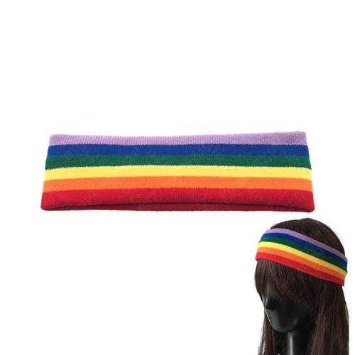 レインボー カラー ヘアー バンド　ダンス 衣装 子供 キッズ チア 大人 女の子 舞台 ステージ 目立つ ヘアーアクセサリー コスプレ コスチューム | 