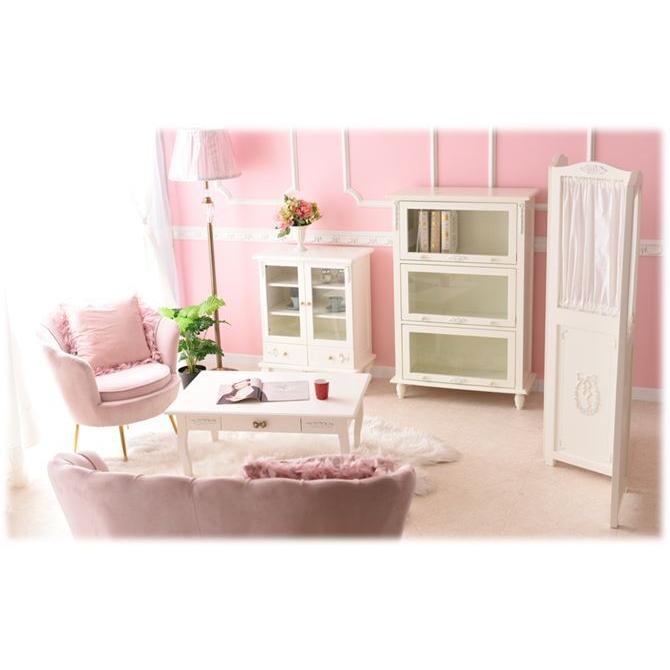 スクリーン パーテーション 3連スクリーン ヨーロピアン 白家具 姫系 彫刻 リボン かわいい パーティション 衝立 アンティーク調 ロココ調 おしゃれ 輸入家具 Btr Mt Sc 10 Wh 輸入家具べべ 通販 Yahoo ショッピング