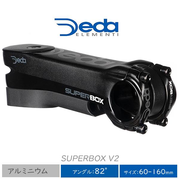 Deda（デダ） 自転車 ステム SUPERBOX V2 アルミ 31.7mm 82° 60-130mm