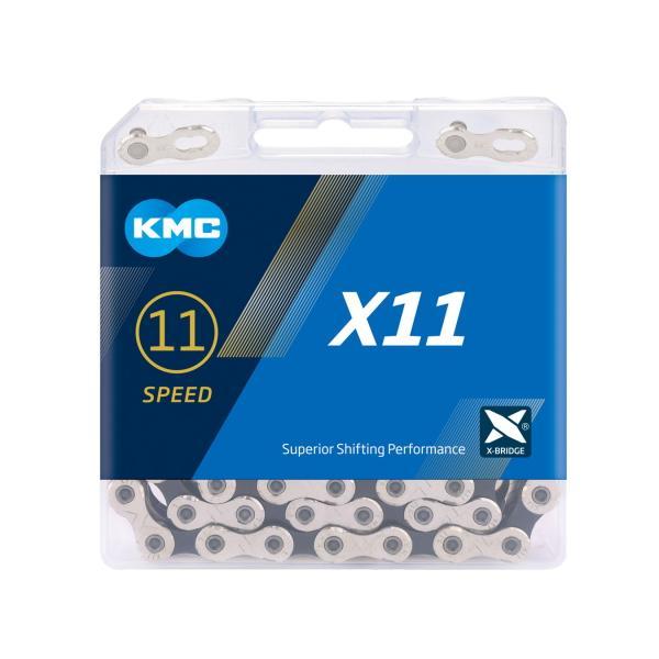 KMC チェーン X11 シルバーブラック 自転車 11スピード対応 : Be KMC チェーン X11 シルバーブラック 自転車 11スピード対応 : Be