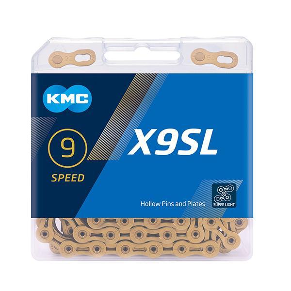 【新品】チェーン KMC X9SL gold 9Sチェーン Amazon | KMC X9SL チェーン 9スピード/9s/9速 114Links