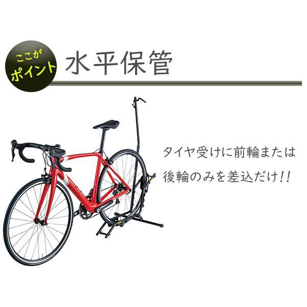 ミノウラ 自転車 スタンド 縦置き 横置き DS-2200 ディスプレイ