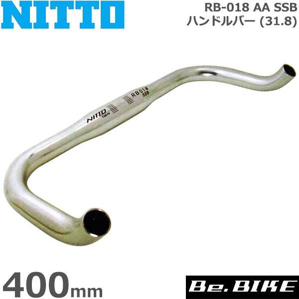 NITTO NITTO(日東) RB-018 AA SSB ハンドルバー (31.8) シルバー 400mm