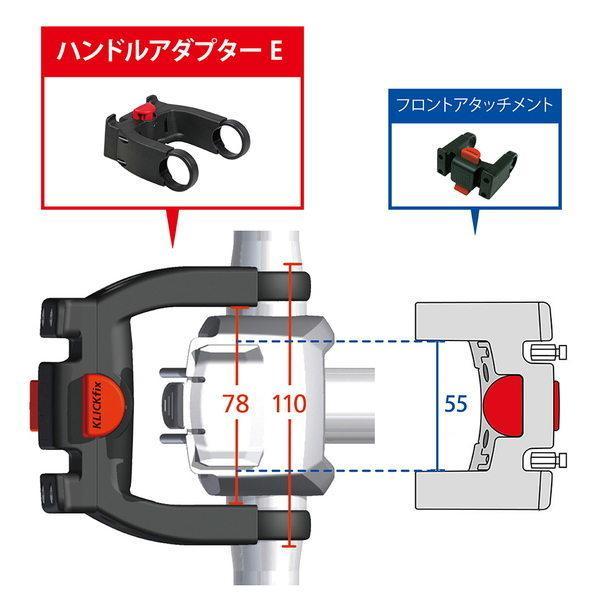 RIXEN & KAUL ハンドルバーアダプターE Φ22〜26mm，Φ31.8mm｜bebike｜08