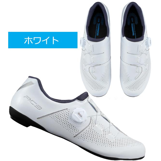 シマノ サイクルシューズ RC3 サイズ 42 ノーマル 色ホワイト SHIMANO（シマノ）RC3ワイド（SH-RC300）SPD-SLビンディング