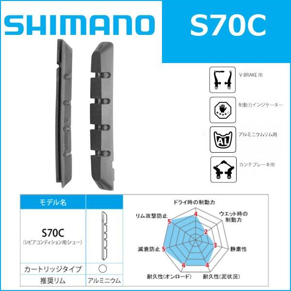 シマノ(SHIMANO) カートリッジタイプブレーキシュー用シューパッド S70C シューのみ BR-R550 (Y8A298030) 自転車 ブレーキシュー :shimano-y8a298030:Be.BIKE - 通販 - Yahoo!ショッピング シマノ(SHIMANO) カートリッジタイプブレーキシュー用シューパッド S70C シューのみ BR-R550 (Y8A298030) 自転車 ブレーキシュー :shimano-y8a298030:Be.BIKE - 通販 - Yahoo!ショッピング