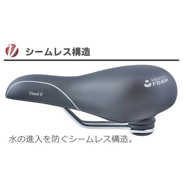 自転車 サドル Cloud O V-foam　VL-6103E 穴あきサドル ウレタンパッド 衝撃吸収パッド 軽快車 電動アシスト VELO｜bebike｜03