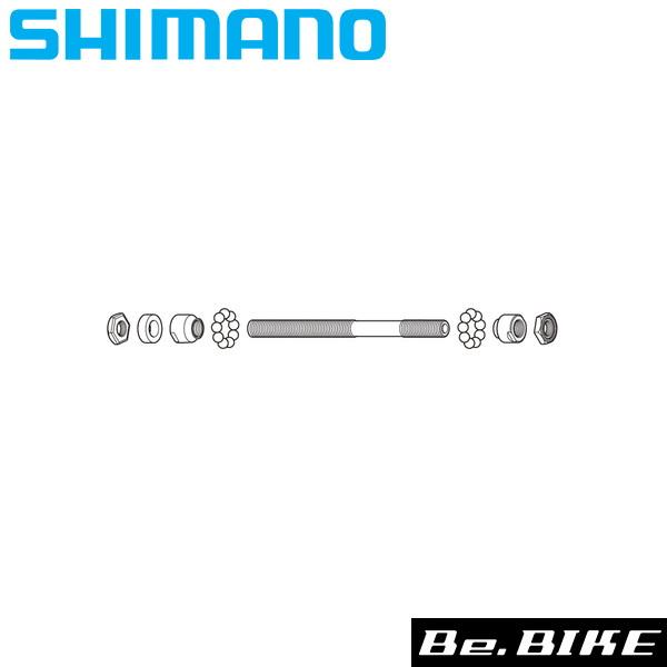 シマノ（SHIMANO） ハブ軸組立品（軸長146mm / 玉間135mm） (Y3TE98010 