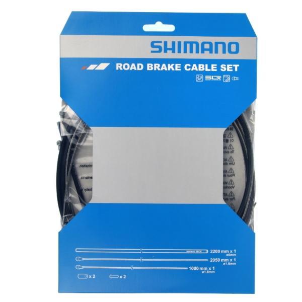 シマノ ROAD ステンレス ブレーキケーブルセット ブラック Y80098019 自転車 ブレーキ ケーブル ロード用 ロードバイク SHIMANO | シマノ | 01