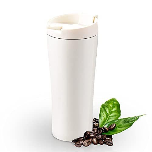 L Amoshare タンブラー 真空断熱マグカップ ふた付き 漏れない 保冷保温 ステンレス コーヒーカップ500ml 代引き手数料無料