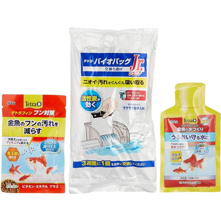 お年玉セール特価 熱帯魚 アクアリウム用品 テトラ Tetra 水槽 ラクラクお手入れ金魚セット 金魚用 1 6x2 05x2 1センチメートル X 1 Www Threeriversofs Com