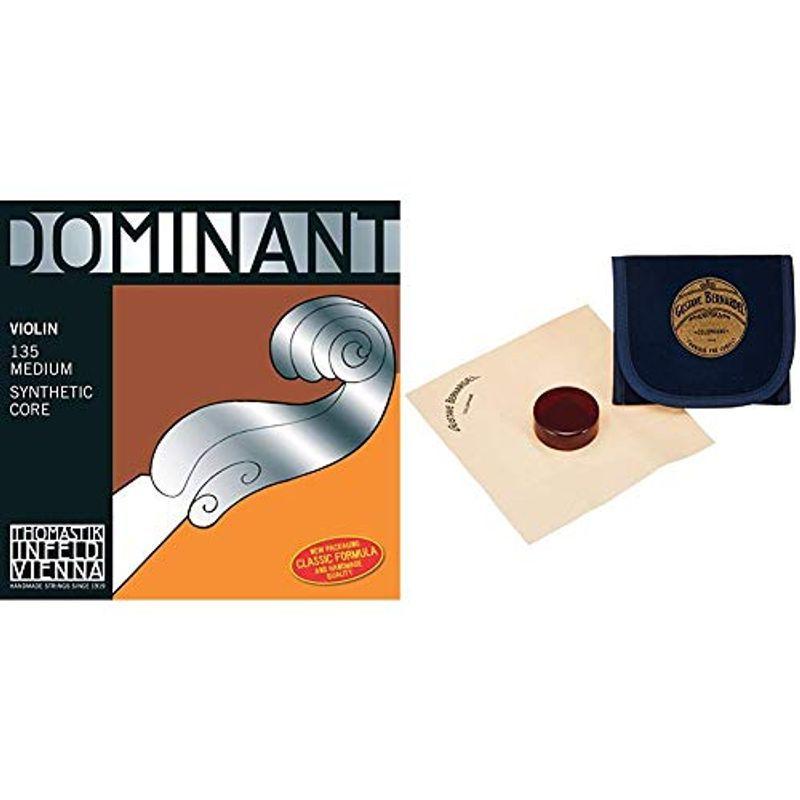 セット買いDominant ドミナント 4/4バイオリン弦セット(E線130MSスチール、ループエンド) & BERNARDEL(ベルナ その他弦楽器用品 人気ブランドを