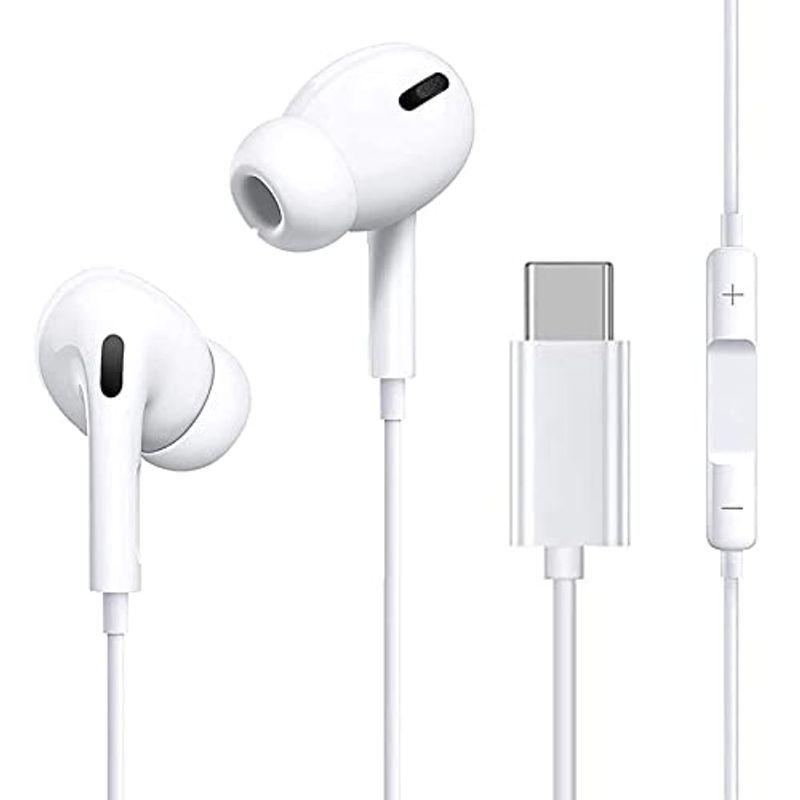 革新モデルusb C タイプc 有線イヤホン 音量調節 通話対応 Hifi リモコン付き マイク付き Android対応 ホワイト T8pj6trndb オーディオ機器 Escuelainfantilvillaviciosa Com