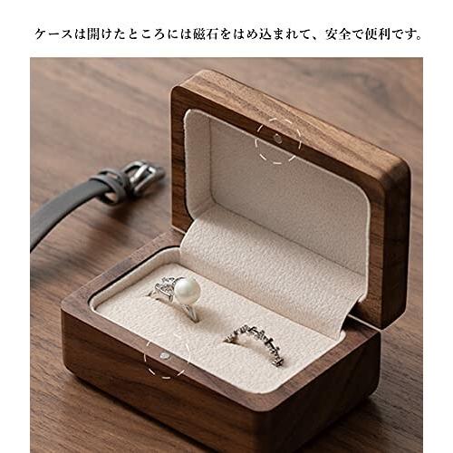 Crean リングケース ミニ 指輪ケース 木製 ペアリングケース ペア プロポーズ シンプル 高級 おしゃれ ギフトボ Beckshop 通販 Yahoo ショッピング