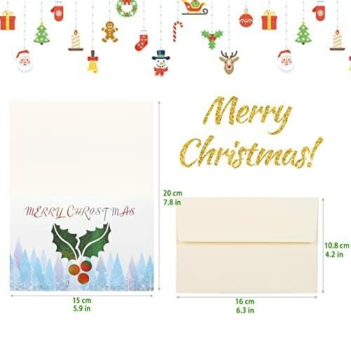 返品 交換対象商品 Kesote お祝いカー グリーティングカード 新年カード 封筒付き 24枚セット メッセージカード クリスマスカード 封筒 Www We Job Com