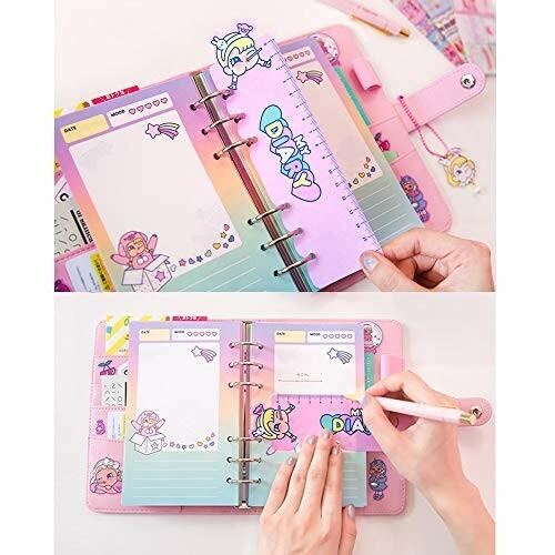 可愛いシステム手帳 6穴 リング バインダーノート リングノート ルーズリーフ式 上質 Puレザーカバー スケジ Beckshop 通販 Yahoo ショッピング