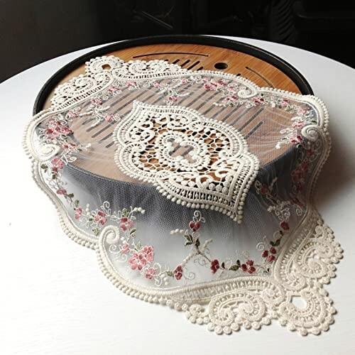 アンティーク調 レース刺繍コースター 2枚入り おしゃれ テーブルクロス ランチマット 花瓶敷き 結婚式 パー Beckshop 通販 Yahoo ショッピング