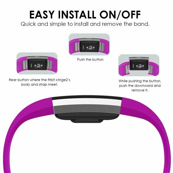 (ケーユートップ) KUTOP Fitbit Charge 2用交換バンド シリコン製 調節可能 スポーツ・フィットネス S｜beck-shop｜05