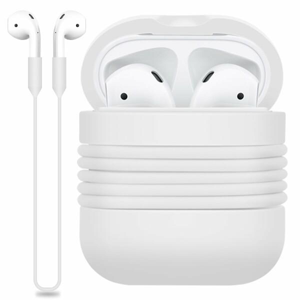 Hanlesi AirPods ケースとロープ 柔らかいシリコーン製カバー ワイヤレスヘッドセットのアクセサリ｜beck-shop｜09