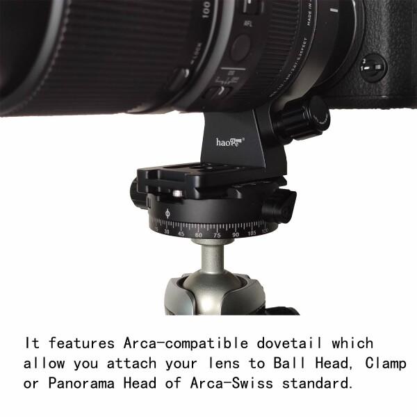 Haoge LMR-SM140S レンズカラー 交換用フット三脚マウントリングスタンドベース Sigma 100-400mm F5-6.3 DG D｜beck-shop｜08
