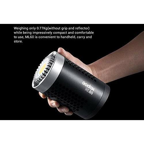 GODOX ML60 LED 定常光ライト LEDビデオライト 静音モード コンパクト