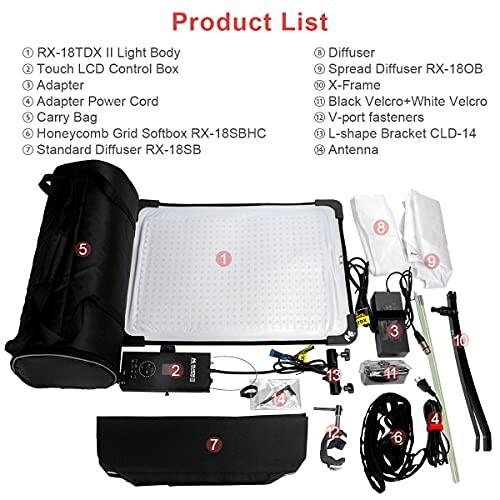 FALCONEYE RX-18TDXIIライト 色温度3000K-5600K 撥水タイプIPX8