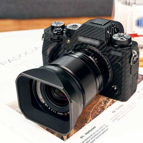 JJC LH-XF18 メタル 正方形 レンズフード + フードキャップ Fujifilm XF 18mm F1.4 R LM WR レンズ 用 Ф62mm 保｜beck-shop｜06