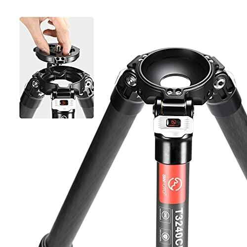 SWFOTO T3240CM 三脚 カメラ カーボンビデオカメラ三脚4段 耐荷重25kg OCQ1847074148(16887円)