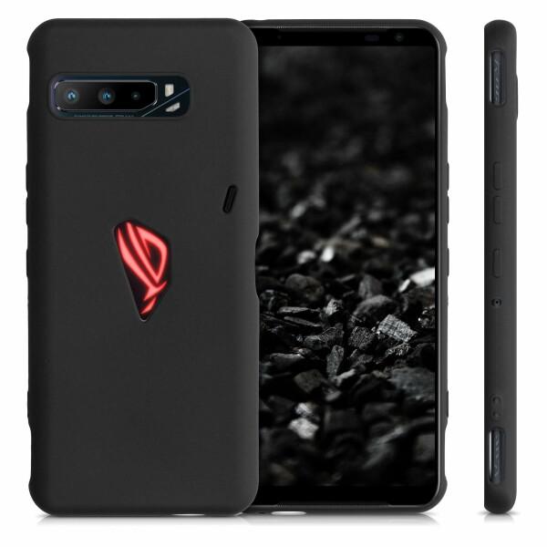 kwmobile スマホケース 対応: Asus ROG Phone 3 (ZS661KS) ケース - 耐衝撃 滑り止め ソフト TPU シリコン - 黒｜beck-shop｜05