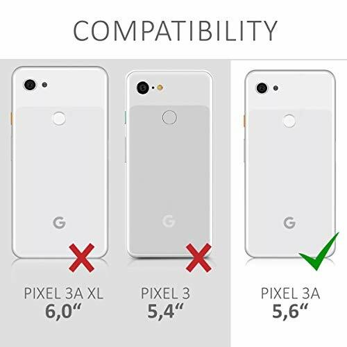 kwmobile スマホケース 対応: Google Pixel 3a ケース - 耐衝撃 滑り止め ソフト TPU シリコン - ライトブ｜beck-shop｜06