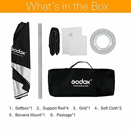 Godox Softbox ビーハイブハニカムグリッドストリップソフトボックス Bowens マウント ために スタジ｜beck-shop｜02