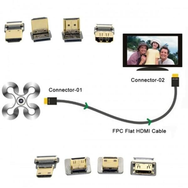JSER CYFPV ミニ HDMI タイプ C オスコネクタ FPV HDTV マルチコプター用 航空写真｜beck-shop｜05
