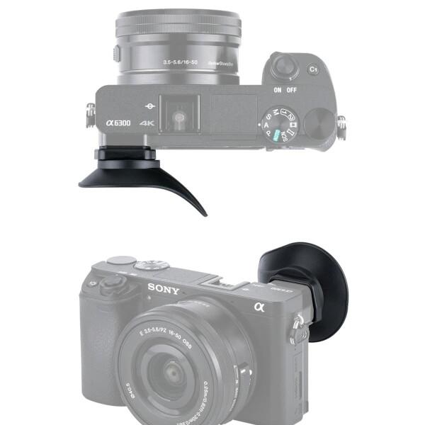 JJC アイカップ ソニー FDA-EP10 アイカップ 互換 Sony A6000 A6100 A6300 NEX-6 NEX-7 カメラに対応 360度回転｜beck-shop｜06