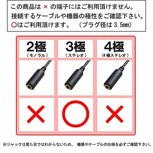 ダイナミック密閉型 カナル型 ステレオ 両耳 イヤホン 5m (ブラック) テレビ・ラジオ・音楽用 3.5m｜beck-shop｜04