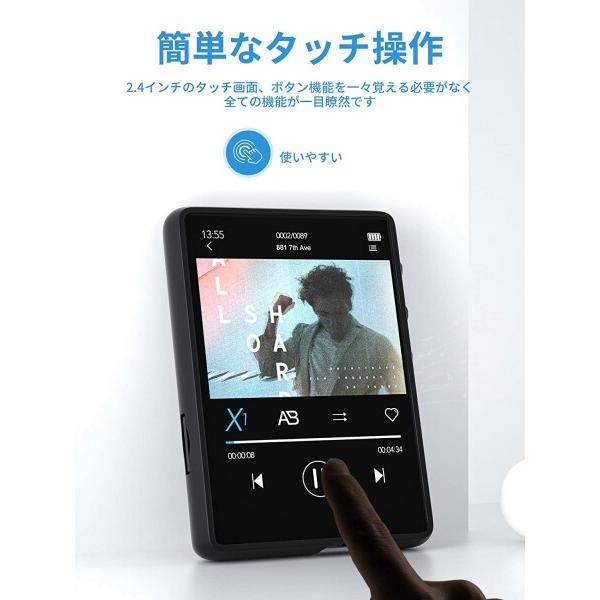 32GB MP3プレーヤー MECHEN Bluetooth 5.3 デジタルオーディオプレーヤー 超軽量 ミニ音楽プレーヤー ス｜beck-shop｜06