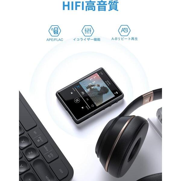 32GB MP3プレーヤー MECHEN Bluetooth 5.3 デジタルオーディオプレーヤー 超軽量 ミニ音楽プレーヤー ス｜beck-shop｜07