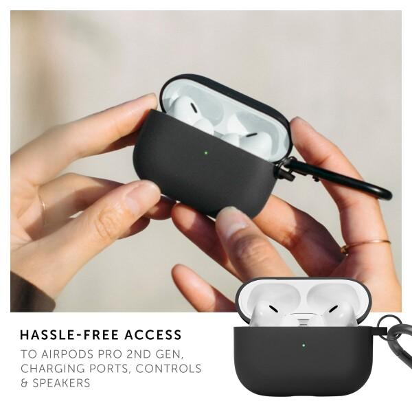 Native Union Roam Case AirPods Pro2対応 - シルキーとマットリキッドシリコンケース AirPods Pro2対応 (Black)｜beck-shop｜04