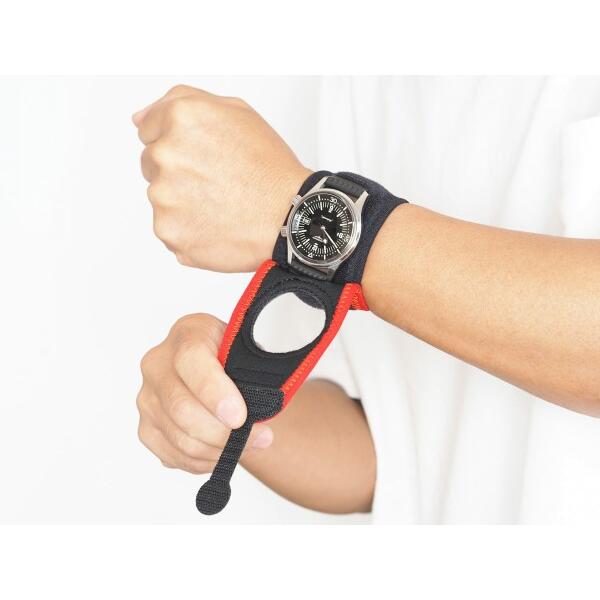 Watch suit VR黒／赤は腕時計、スマートウォッチを５秒で簡単装着するな伸縮性と通気性がある保護｜beck-shop｜04
