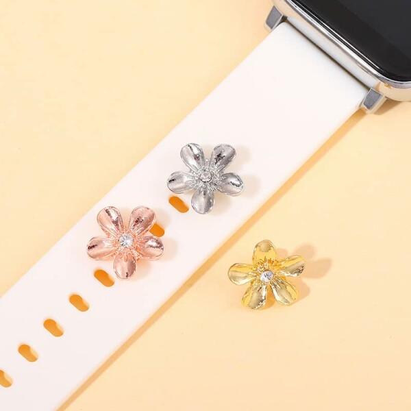 アニメーション DIY フラワーズ かわいい 女性 腕時計の装飾 腕時計バンド アクセサリー For iWatch｜beck-shop｜07