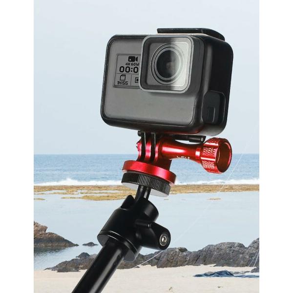 SINTYAN アルミ三脚アダプターマウント 1/4ネジ規格からGoPro規格に変換 GoPro全般カメラ/Osmo Aciton対｜beck-shop｜07