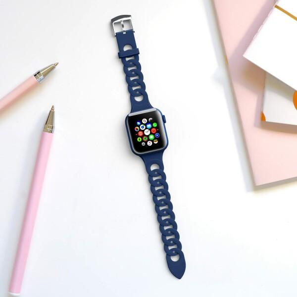 コンパチブル アップルウォッチ Apple Watch バンド38mm40mm41mmプリストバンドサークルチェーンデザ｜beck-shop｜04