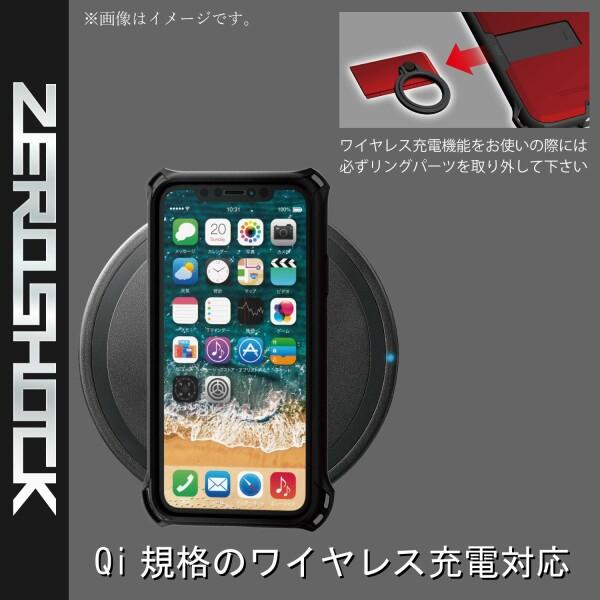 エレコム iPhone 11 ケース ZEROSHOCK 衝撃吸収 (落下時の衝撃から本体を守る) リング レッド PM-A19CZEROR｜beck-shop｜07