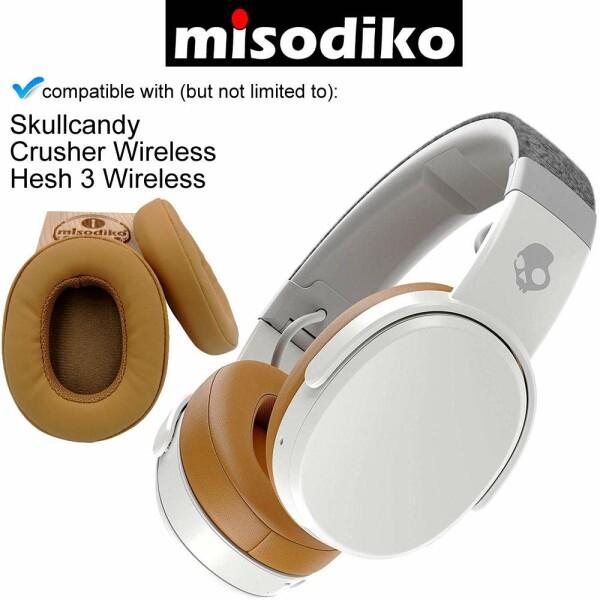 misodiko 交換用クッション イヤーパッド Skullcandy Crusher Wireless用 Crusher Wirless/Hesh 3 US-EP-SKULL-CRUSHER-TAN｜beck-shop｜02