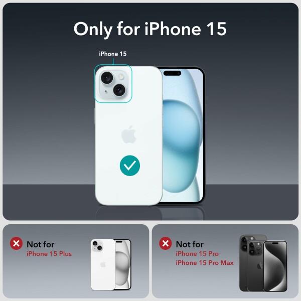 ESR iPhone 15 ガラスフィルム (覗き見防止フィルム3枚+カメラ保護フィルム1枚) プライバシー保護 強｜beck-shop｜09