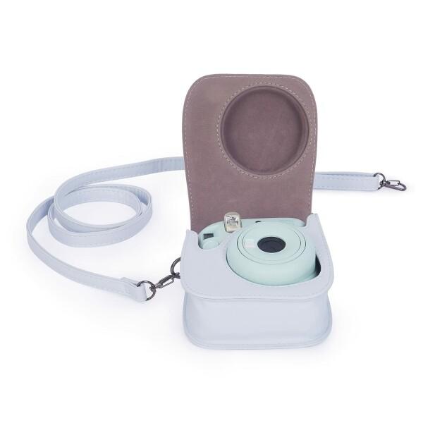 Leebotree mini 12 カメラ保護ケース Instax Mini 12 11 に対応、ポケットと調節可能なショルダーストラッ｜beck-shop｜05