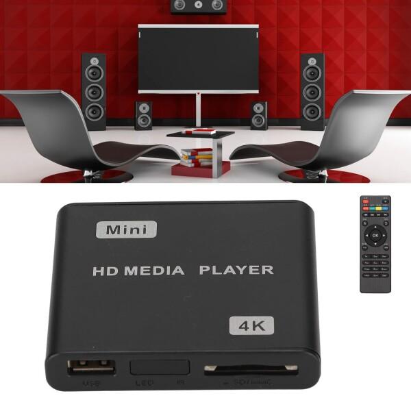 アルミニウム合金 4K HD メディア プレーヤー MPEG 1/2/4、H.264 ミニ ストリーミング メディア プレー｜beck-shop｜04