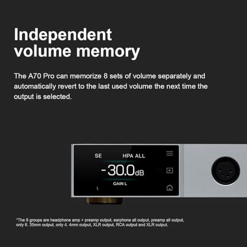 TOPPING A70 Pro フルバランスヘッドフォンアンプ 17000mW x 17000mW