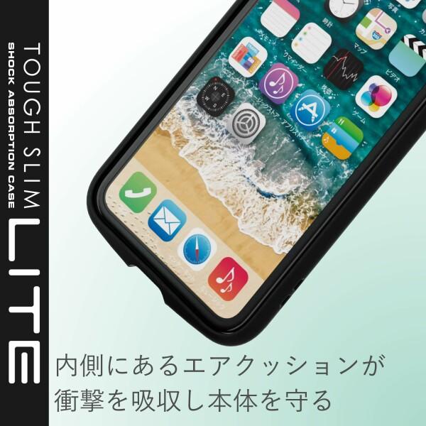 エレコム iPhone XR ケース 衝撃吸収 TOUGH SLIM LITE  ホワイト PM-A18CTSLWH｜beck-shop｜04