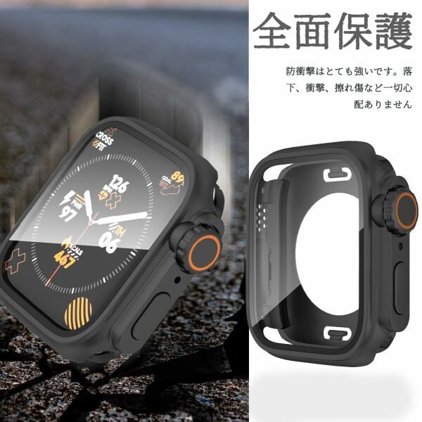 Miimall対応 Apple Watch Series 4/5/6/SE 40mm ケース 本体を全面保護 アップルウォッチ40mm 3in1 背面カバー｜beck-shop｜06